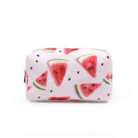 Minimalist style custom sublimation classic storage beach cute cosmetic bags