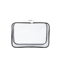 women white waterproof clear pvc zipper toiletry bag travel kit luxury bag makeup bag cosmetic pouch